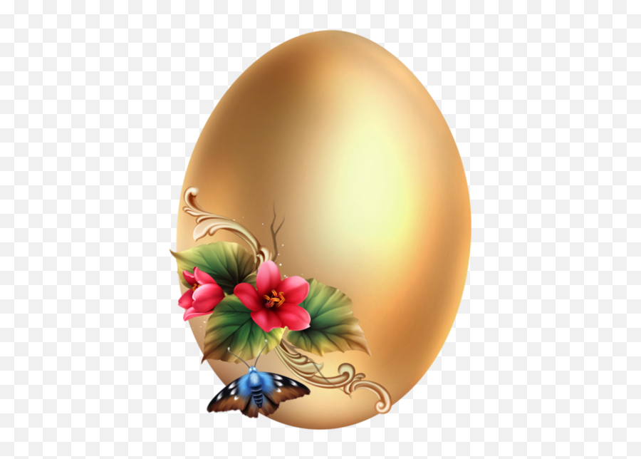 Golden Egg - Tube Paques Png,Egg Png