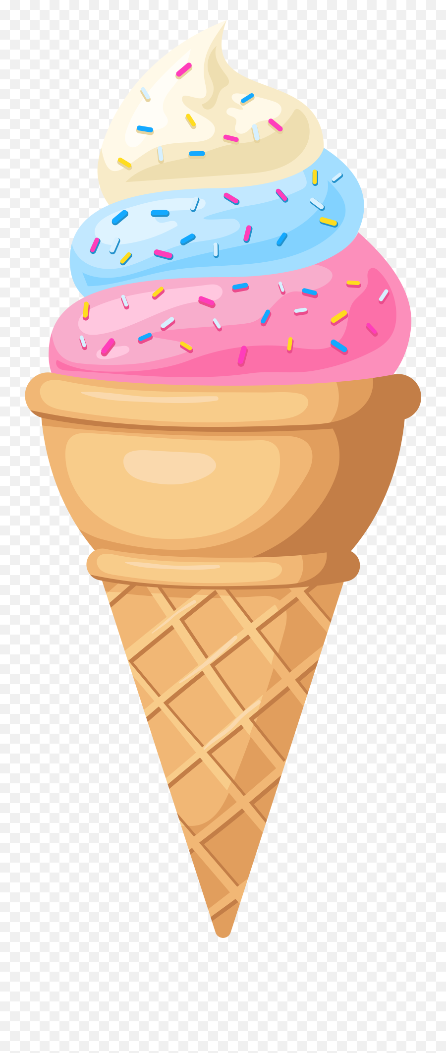 Free Transparent Ice Cream Cone - Clipart Images Of Icecream Png,Ice Cream Cone Transparent