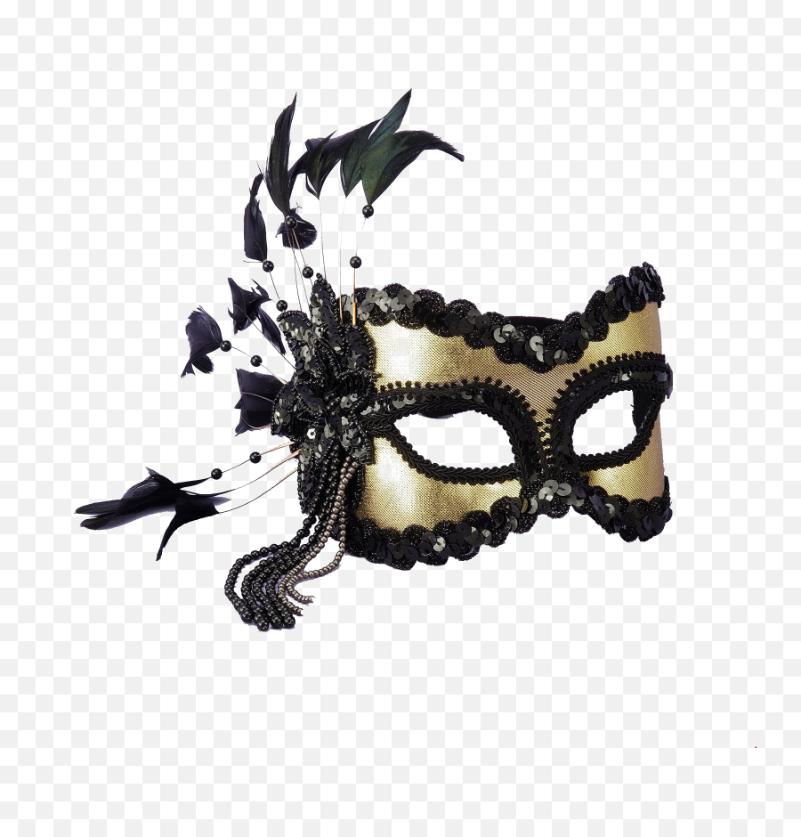 Download Venetian Mask Png Image Background - Black And Gold Black And Gold Masks For Masquerade,Black Mask Png
