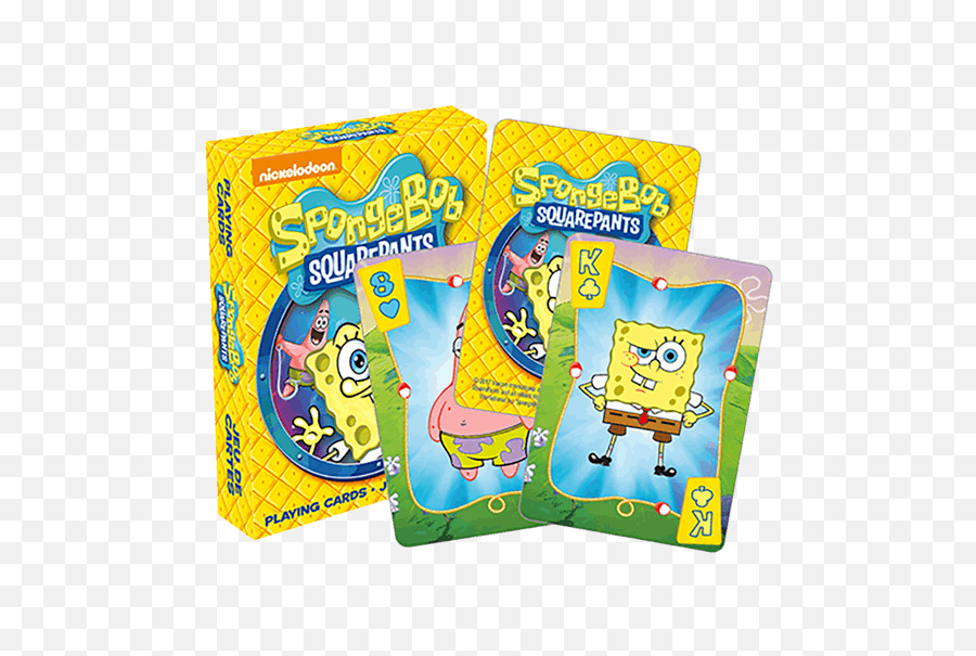 Nickelodeon - Spongebob Squarepants Playing Cards Spongebob Squarepants Playing Cards Png,Spongebob Characters Png