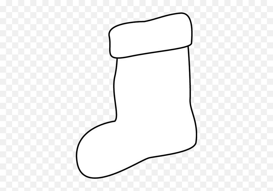 Christmas Stocking Png Picture 514794 Clipart Boot - Clip Art Of A Stocking Black And White,Stocking Png
