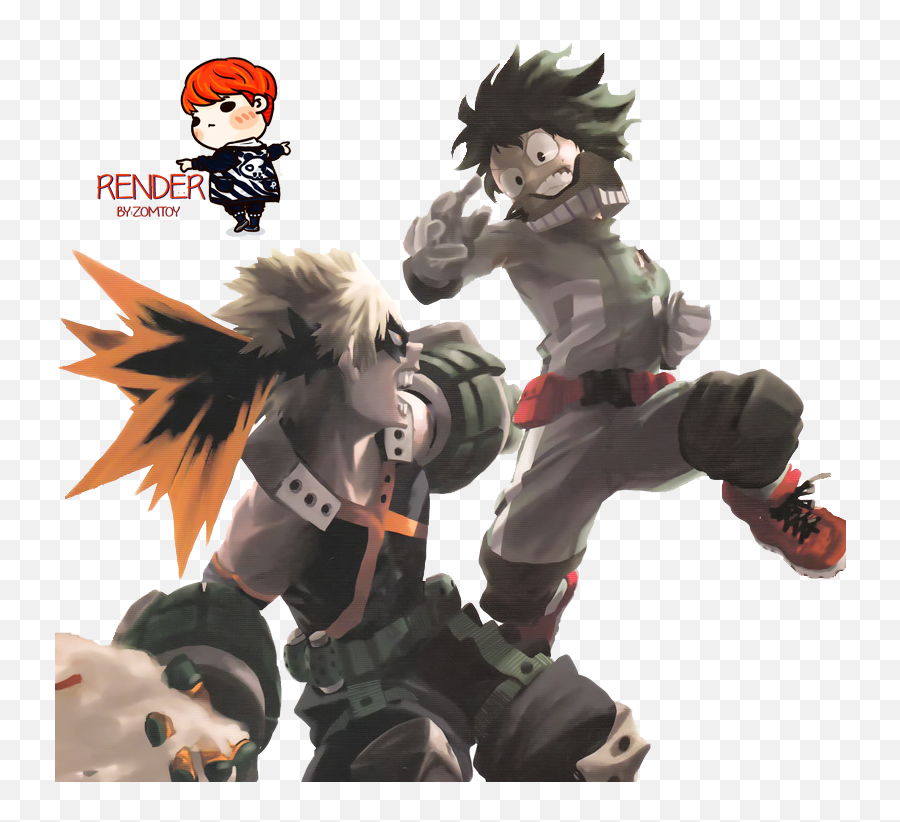 My Hero Academia Bakugo And Deku - Deku And Bakugo Png,Bakugo Png