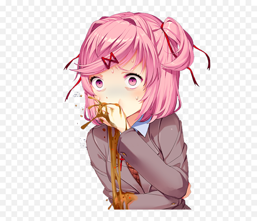 Sayori Hanging Png - Doki Doki Literature Club Natsuki Vomit Doki Doki Literature Club Vomit,Sayori Png