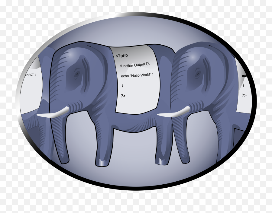 Php Elephant Logo - Php Elephant Png,Php Logo