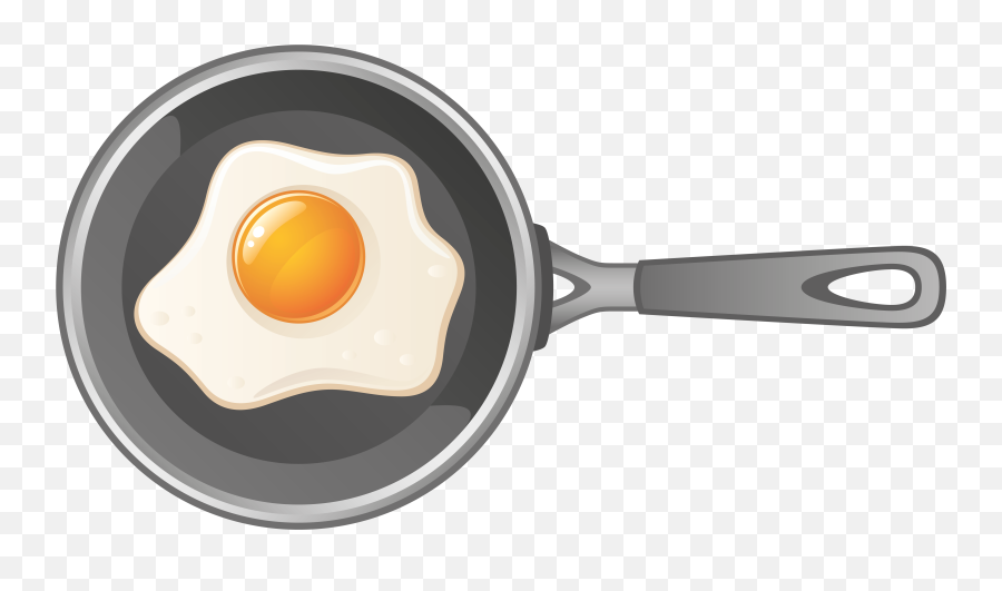 Fried Egg Png - Clip Art Eggs In Pan,Pan Png