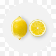 Download Chipotle Ingredient Statement - Lemon Png Top View