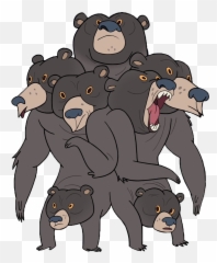 Download Sun Bear Clipart Oso - Monstros De Gravity Falls Png,Oso Png