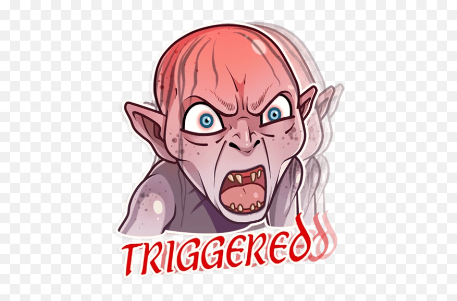 Sticker Maker - Cartoon Png,Gollum Png