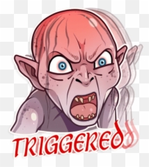 Sticker Maker - Cartoon Png,Gollum Png
