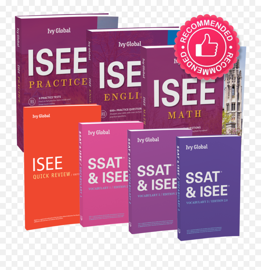 Isee Complete Set Books U2014 Ivy Global - Book Cover Png,Book Pages Png