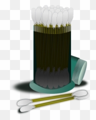 Cotton Swabs Buds Q - Tips Free Vector Graphic On Pixabay Cotton Buds Clip Art Png,Cotton Png