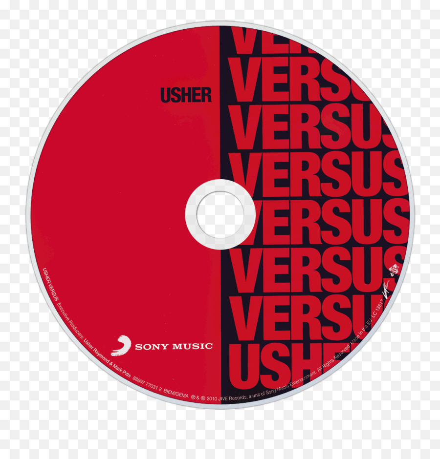 Usher Versus Cd Disc Image Clipart - Full Size Clipart Usher Versus Album Cover Png,Usher Png