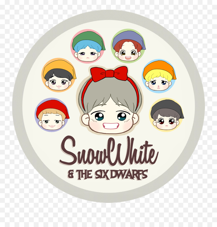 Snow White And 6 Dwarfs U2013 Fan Art Design By Uruhiko - Cartoon Png,Snow White Logo