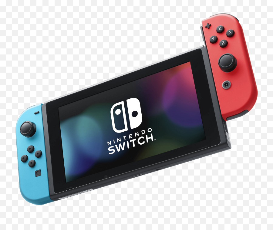 Nintendo Switch Blue And Red Controllers Transparent Png - Red And Blue Nintendo Switch Logo,Nes Controller Png