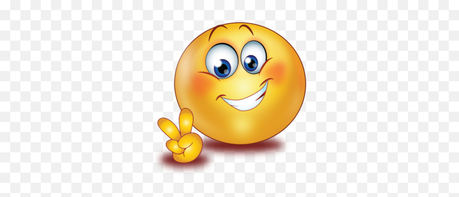 Cheer Happy Victory Hand Sign Emoji - Scared Emoji Png Transparent,Excited Emoji Transparent