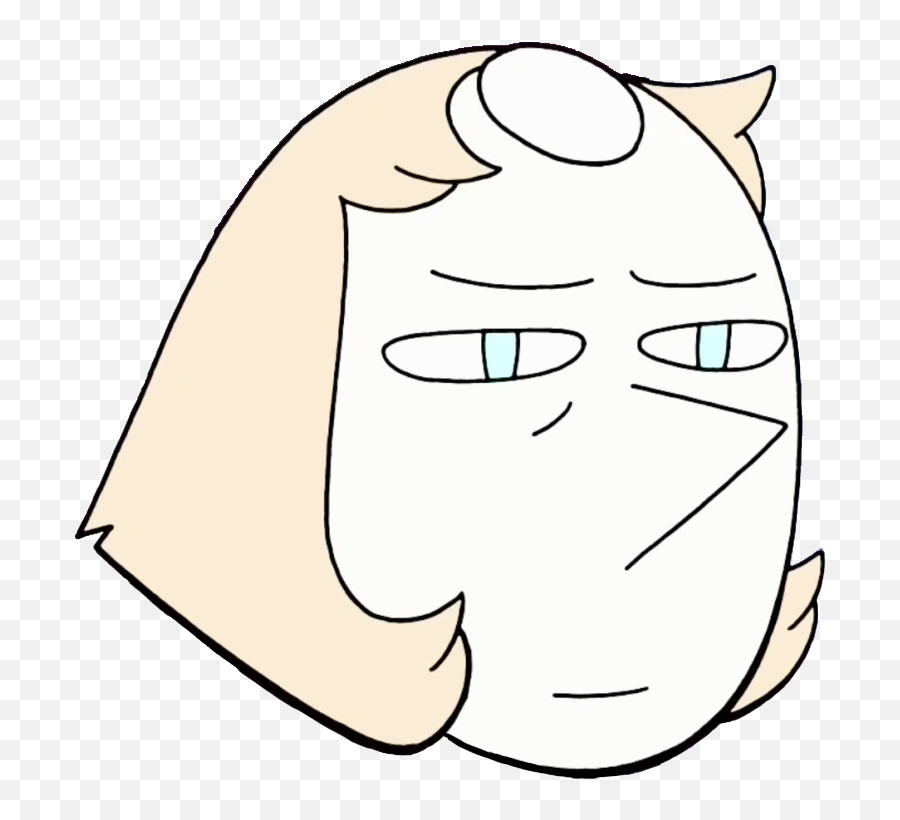 Transparent - Background Pearl Face For All Your Memeing Needs Steven Universe Faces Png,Pearl Transparent Background
