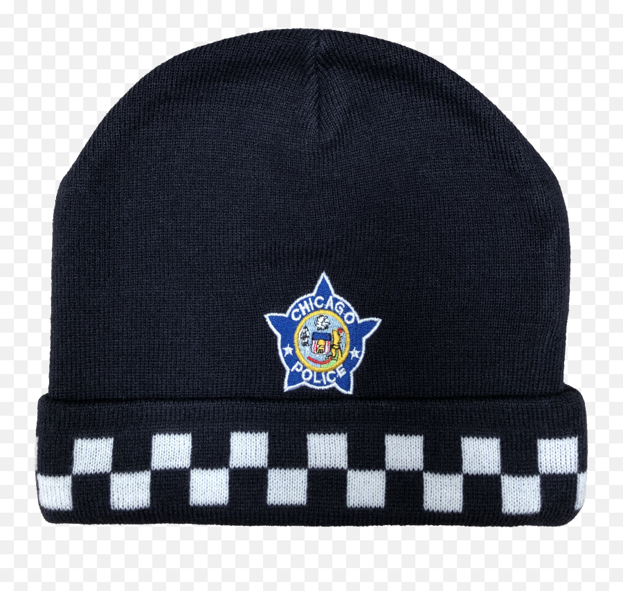 Chicago Police Winter Skull Cap With - Chicago Police Hat Png,Cop Hat Png