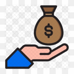Money Bags Icon Of Colored Outline - Drug png