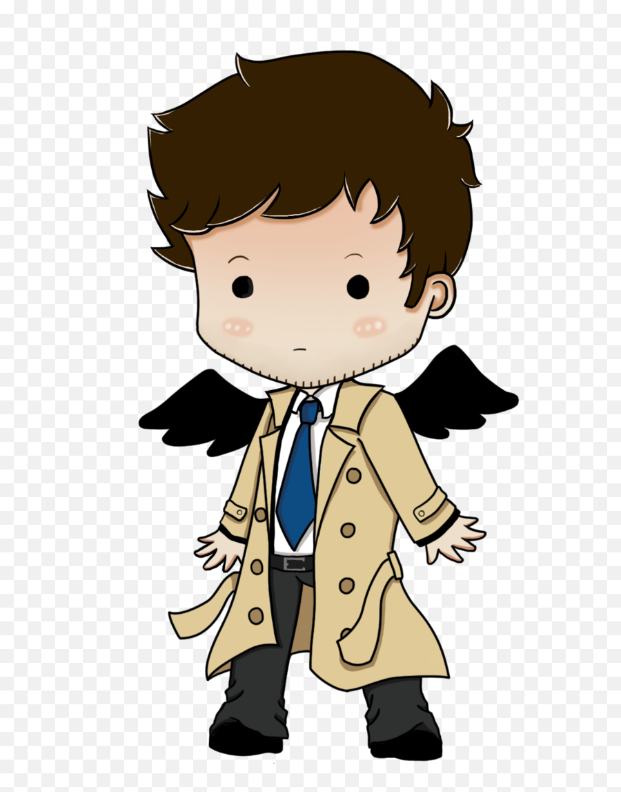 Castiel Dean Winchester Sam - Chibi Castiel Png,Dean Winchester Png