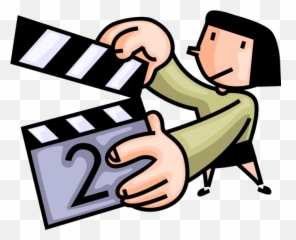 Clapperboard Vector Png Clipart Vectors Psd Templates - Movie Producer Art