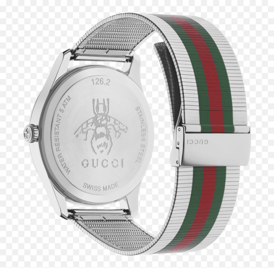 Gucci Gents G - Timeless Grg Dial Mesh Bracelet Quartz Watch Gucci Png,Gucci Belt Png