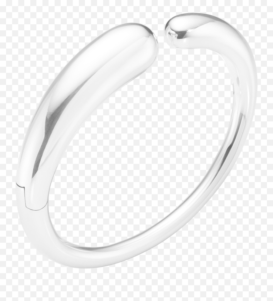 Mercy Hinged Bangle - Georg Jensen Mercy Hinged Bangle Sterling Silver Png,Mercy Transparent