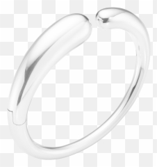 Mercy Hinged Bangle - Georg Jensen Mercy Hinged Bangle Sterling Silver Png,Mercy Transparent