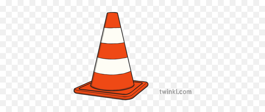 Road Cone Illustration - Twinkl Cartoon Dog Lifting Weights Png,Cone Png