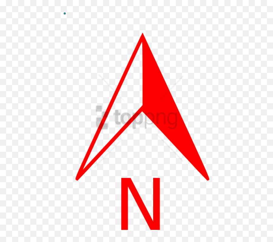 North Arrow Transparent Png Image - North Arrow Png Red,Arrow Transparent Background
