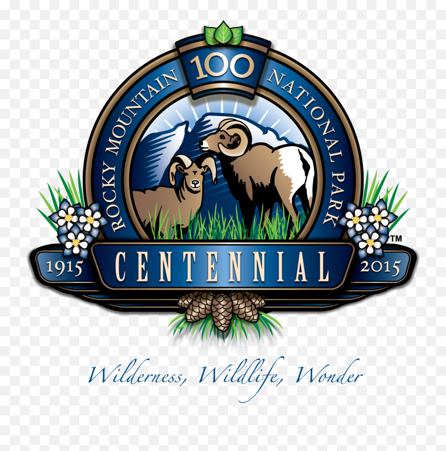Download Hd Centennial Logo - Rocky Mountain National Park Png,Asap Rocky Logo