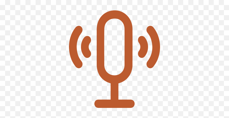 Eric S Thomas - Microphone Icon With Waves Png,Speaking Png