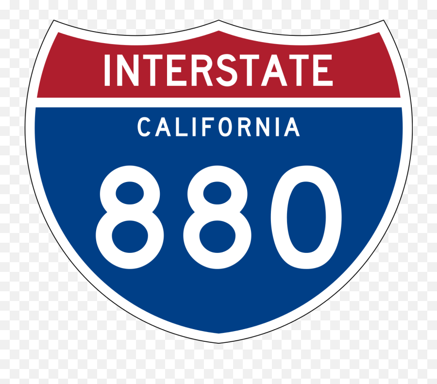 Interstate 880 Sign - Interstate 280 California Png,Interstate Sign Png