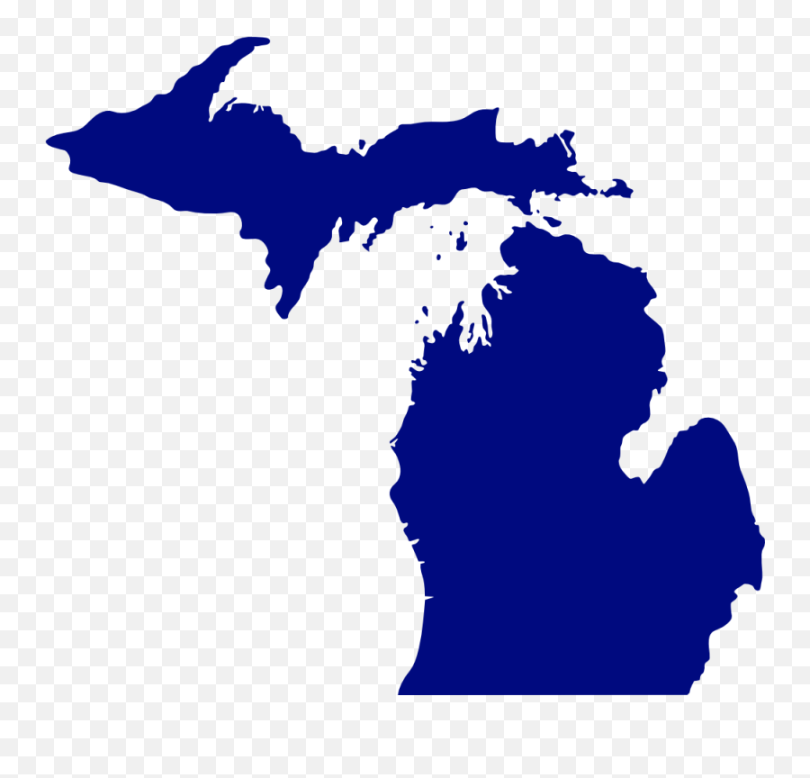 Michigan Clip Art - Clipart State Of Michigan Png,Michigan Outline Transparent