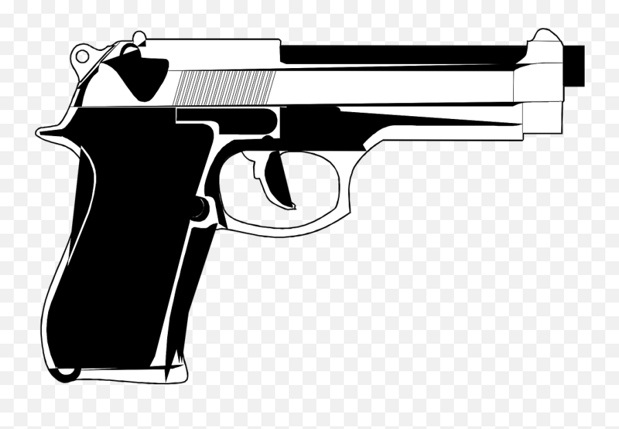 Pistol Clipart Animated Transparent Free - Pistol Clipart Png,Cartoon Bullet Png