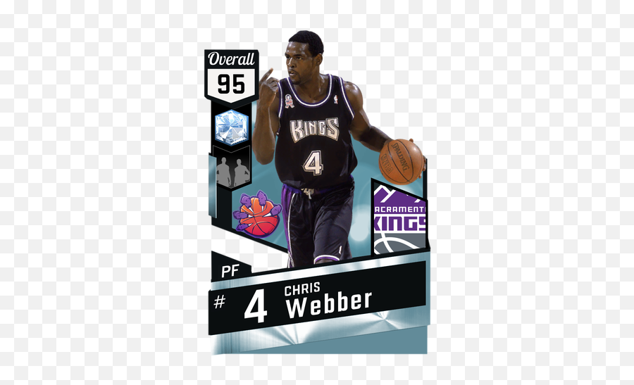 02 Chris Webber - Nba Players Cards Png,Nba 2k17 Star Icon