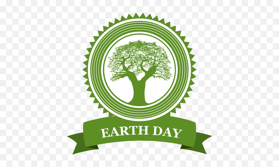 Earth Day Tree Badge - Transparent Png U0026 Svg Vector File Transparent Earth Day Logo,Tree Logos