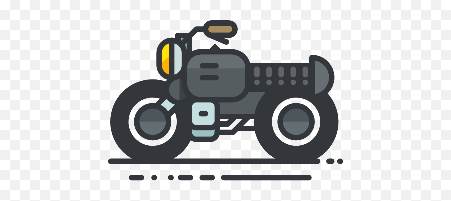 Motorcycle Icon - Free Filled Outline Icons Png,Motorcycle Icon Png