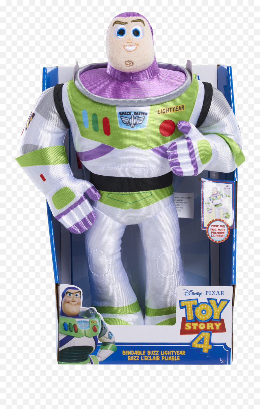 Toy Story 4 Bendable Plush Png Buzz Lightyear Transparent