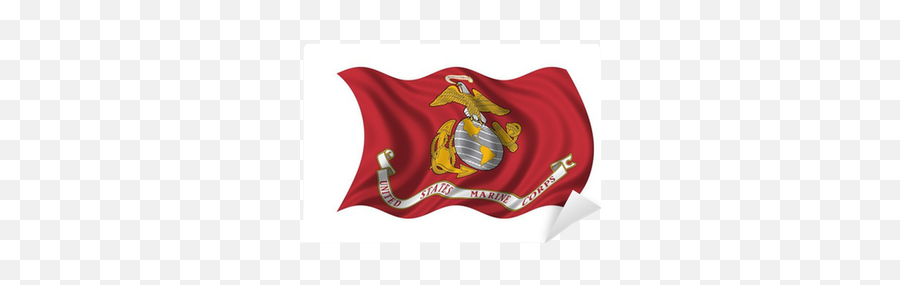 Wall Mural Us Marine Corps Flag - Pixersus Marine Corps Flag Flying Png,Marine Corp Icon