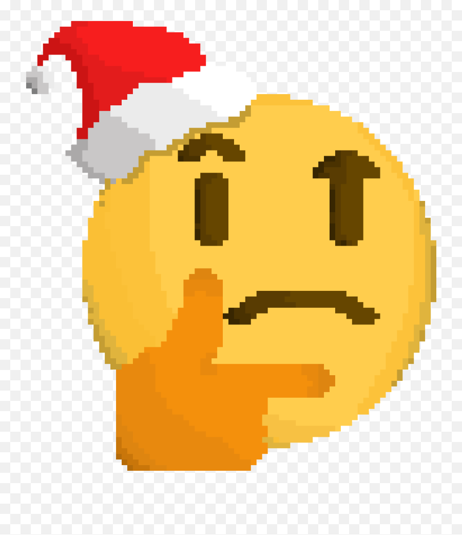 Thinking Santa - Santa Claus Full Size Png Download Seekpng Terraria Bosses Ideas,Thinking Emoji Icon