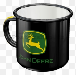 Plechový Hrnek - John Deere Green Logos png