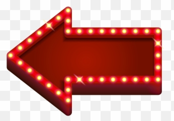 Download Light Neon Red Arrow Transparent Free Png - Sign Png