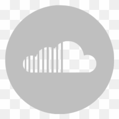 Silver Soundcloud 4 Icon - Black Logo png