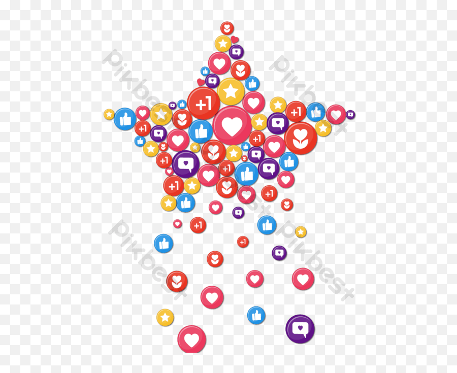 Star Icon Social Media Label Png Images Eps Free - Social Media Star Icon,All Star Icon
