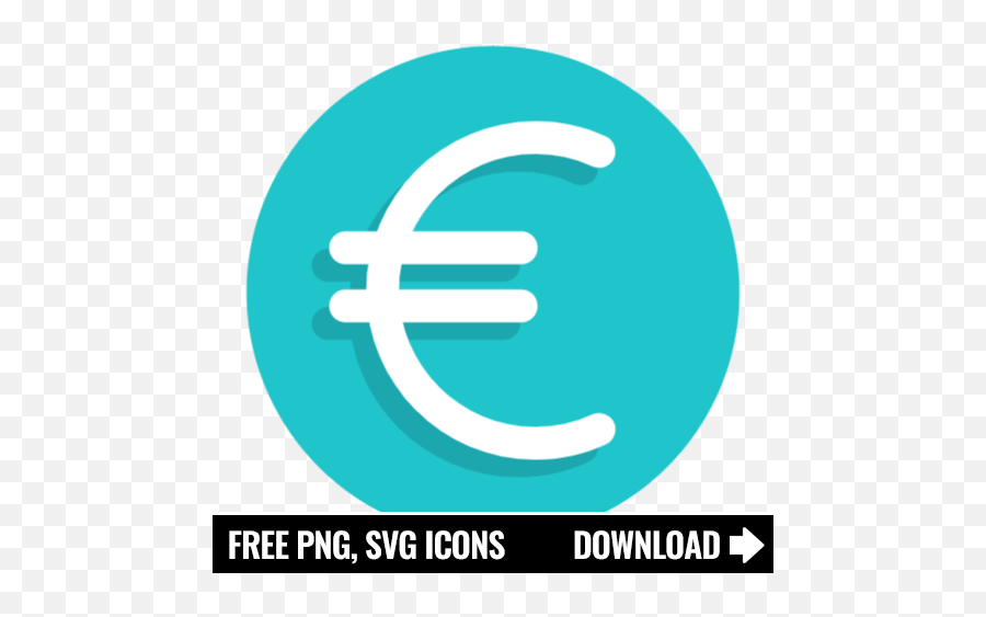 Free Euro Sign Png Svg Icon Social Media Icons Money Circle