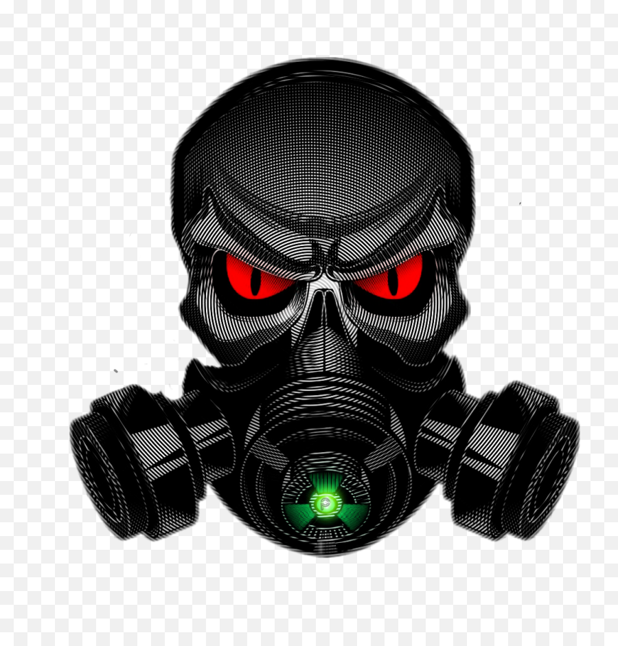 Gasmask Skullface Skull Myartwork2018 - Gas Mask Logo Png,Gas Mask Transparent Background