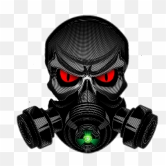 Gasmask Skullface Myartwork2018 - Mask Logo Png