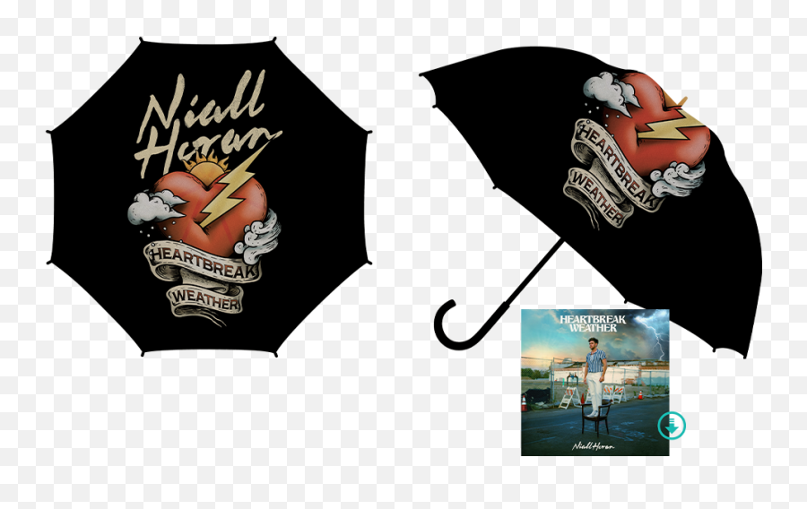 Heartbreak Weather Umbrella Digital - Heartbreak Weather Niall Horan Merch Png,Heartbreak Png