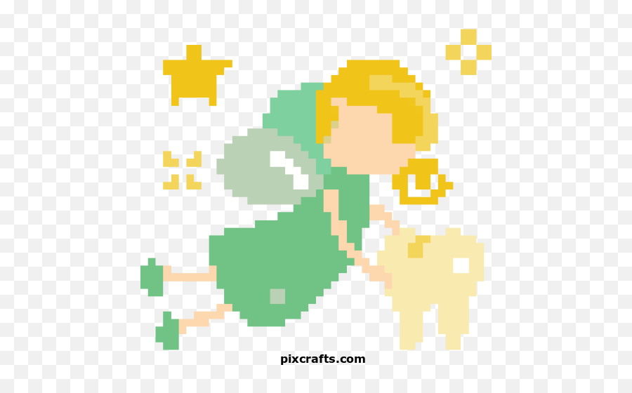 Teeth - Printable Pixel Art Cartoon Png,Tooth Fairy Png