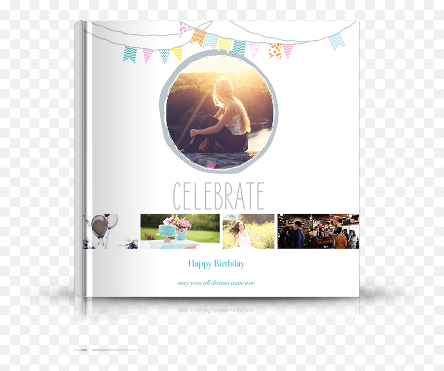 Front Photo Book Cover Designed For Birthday Party - Summer Poster Png,Birthday Celebration Png